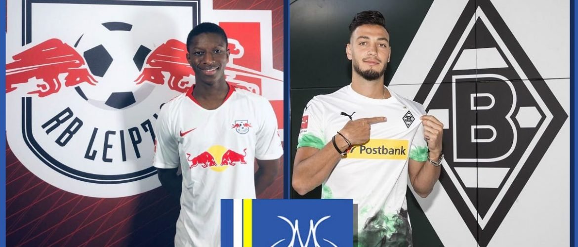 JMG soccer Amadou Haidara Leipzig vs Bensebaini Monchengladbach large