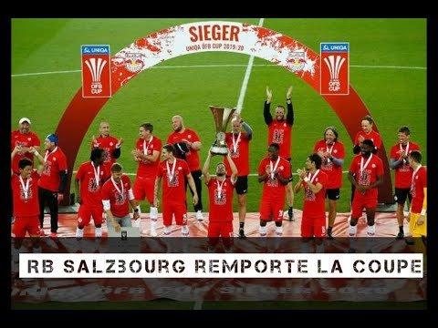 Mohamed Camara de JMG avec Red Bull de Salzbourg champion de la coupe dèautriche 2020