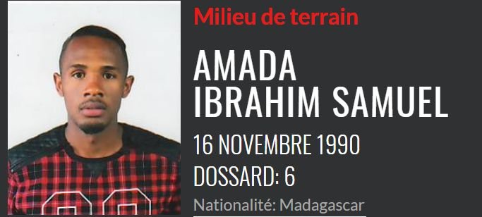 Ibrahim Samuel Amada JMG ACADEMIE DE MADAGASCAR