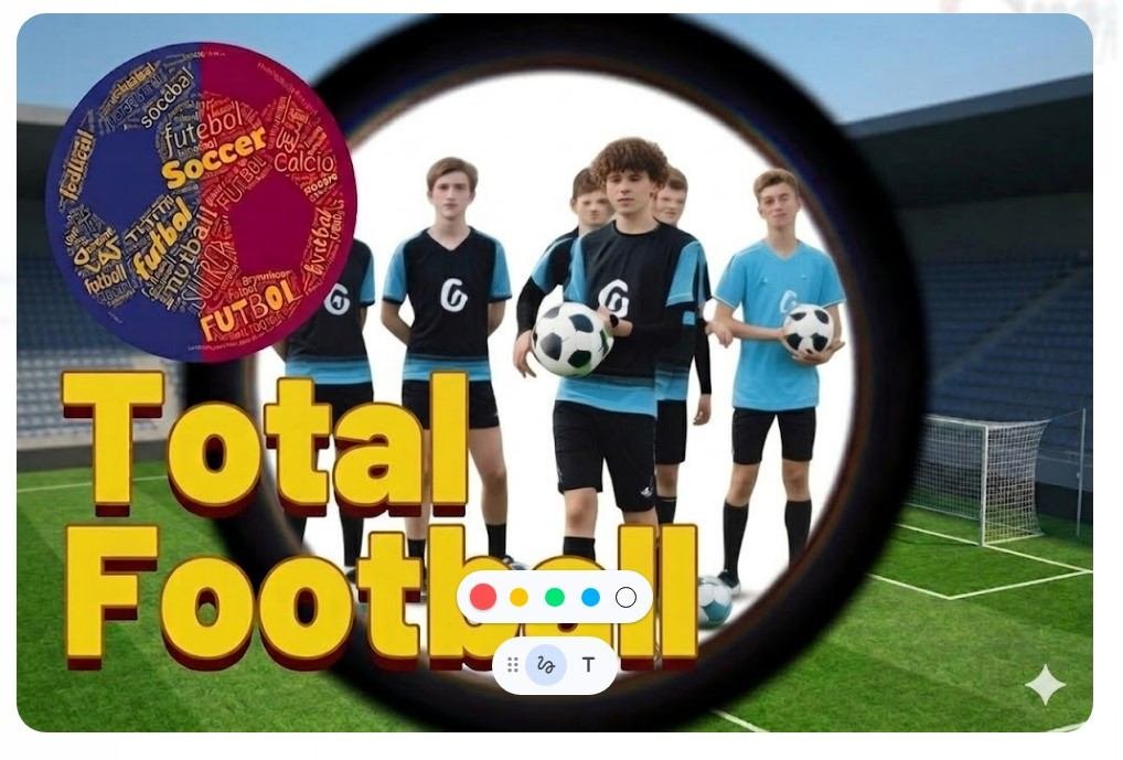Academie total football équipe turquoise et noir